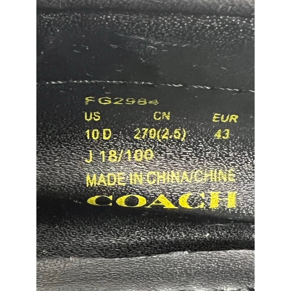 Men's Coach Mott Driving Genuine Leathers Loafers 10D - Picture 9 of 9